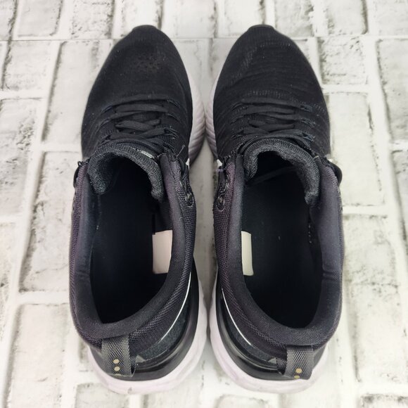 Nike React Infinity Run Flyknit 2 Men's Sz 14 Black White Athletic Trainers Shoe - Picture 6 of 10